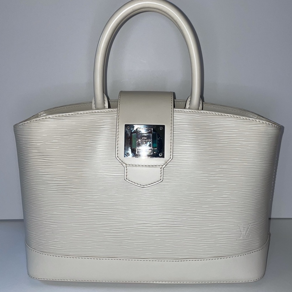 Louis Vuitton Ivory Epi Leather Mirabeau PM Bag